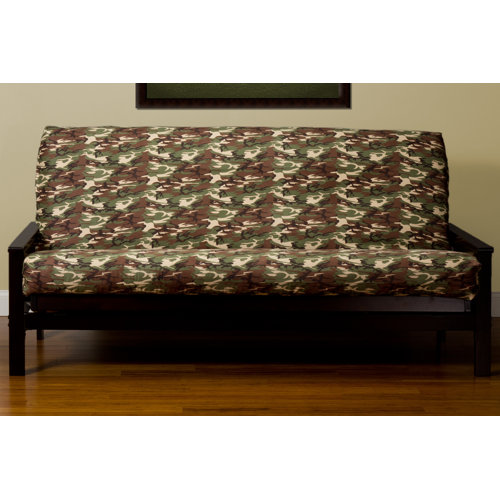 Latitude Run® Box Cushion Futon Slipcover Wayfair